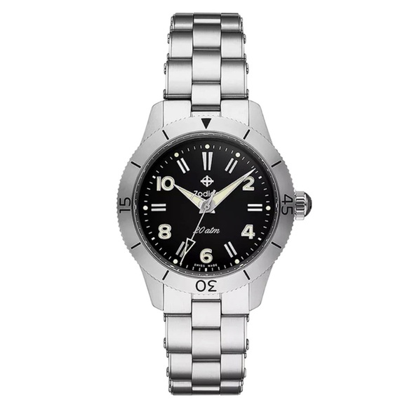 ZODIAC Super Sea Wolf Heritage Ref. 691 Reference 691 Mechanical Stainless Steel